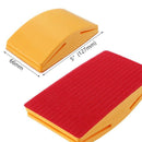 5 Inch Sanding Block Rubber Hook Loop Backing Pad Sandpaper Holder Hand Gri