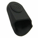 2 Pcs Rubber Clarinet Saxophone Mouthpiece Cap Protect Delicate Tip, Black  P8H9