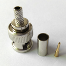 5x Male BNC RF Connector Adapter RG58 RG-58 Coax Coaxial Cable Crimp Plug