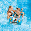 Child Swimming Ring Baby Pool Seat Float Aid Trainer Water Cartoon Boat