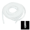 12mm x 5M Spiral Wrap Wrapping Band Wire Cable Zip Organizer White