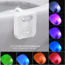 Smart PIR Motion Sensor Toilet Light Waterproof Activated Seat Night Lamp