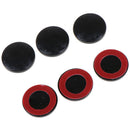 12Pcs Universal car carbon fiber interior door lock screw protector cover caps