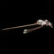 2 PIECES WOMEN CRYSTAL FLOWER TASSELS HAIRPINS