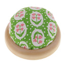 Green Wood Sewing Needle Pin Cushion For DIY Sewing Craft