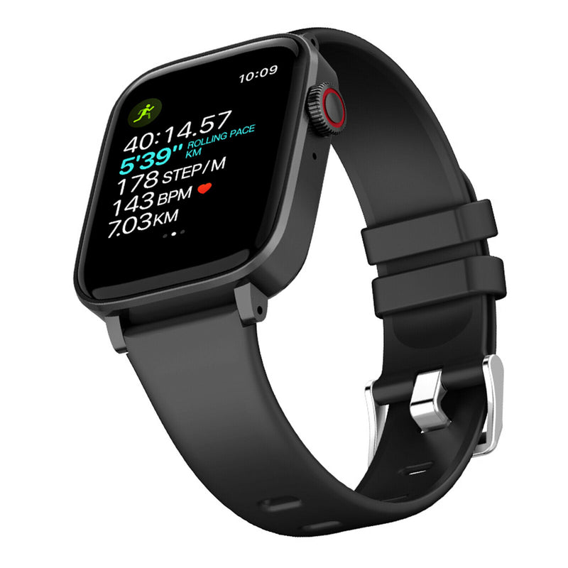 Smart Watch Wristband Fitness Tracker Blood Pressure Bracelet Black