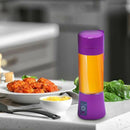 USB Juicer Cup, Mobile Juice Mixer, Household Fruit Mixer - Six Blades, 400