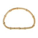 Natural Bamboo Bag Handle Replacement Charming Frame for DIY Bag Handbags Making