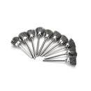 10x 3mm Rotary Steel Wire Wheel Brush Cup Tool Shank for Drill Rust Weld â„–[