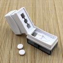 1X Tablet Pill Medicine Crusher Grind Grind Splitter Cutter Safe Organize BoxSP