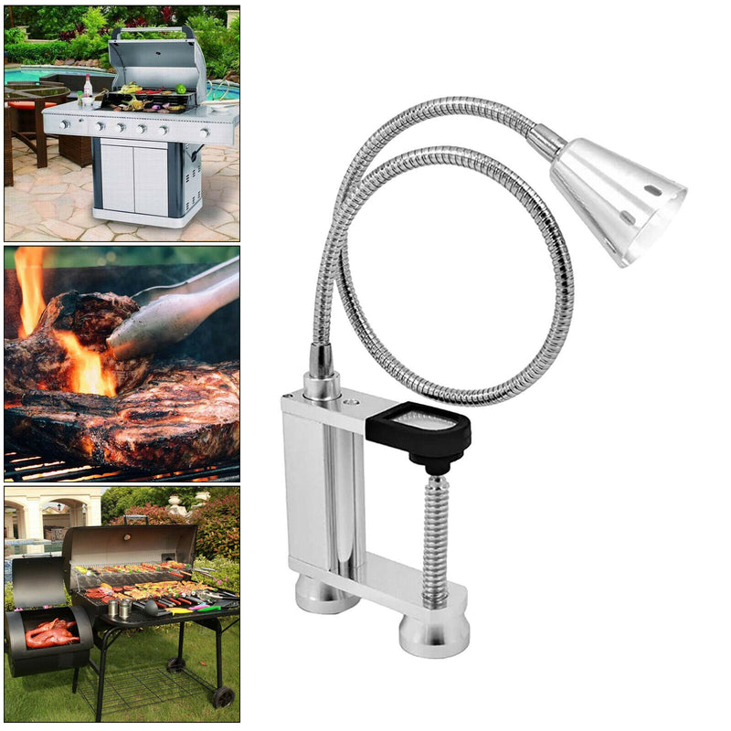 Magnetic Led Grill Light Flexible Gooseneck Screw Clamp BBQ Lamps Outdoor