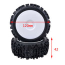 4PCS/set RC 1:8  Car Buggy Foam Rubber Tyre Tires & Wheel Rim