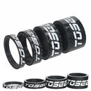 Bike Carbon Fiber Headset Spacer Bicycle Stem Spacer Set(4 PCS) 28.6mm