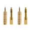 2sets AUX Cable 6.35mm Male To 3.5mm Female Audio Adapter For Headphone Plug