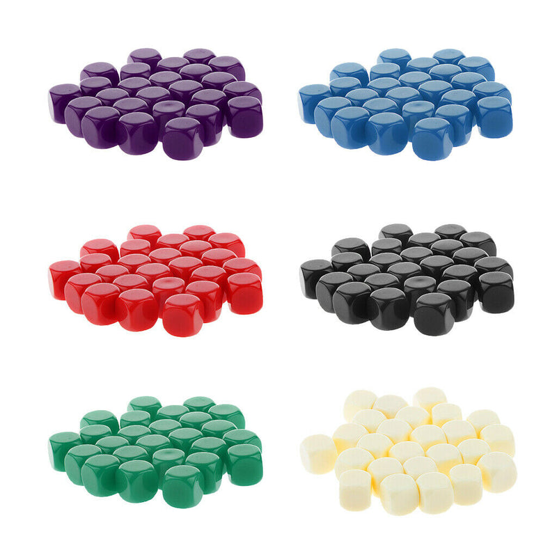 150 Pieces D6 Six Sided Blank Cubes Blank