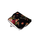 Canvas Hasp Purse Key Coin Wallet Bag(black) V9R2