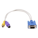 VGA to S-Video/RCA Converter Adapter Cable Cord COnnector