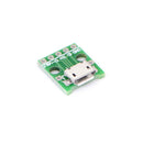 10pcs MICRO USB To DIP Adapter 5pin Female Connector Pcb Converter DIY Kit ME