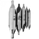10Pcs/Lot Combined Countersink Bits 60 Degree Center Drill Set Hss Metal Dr