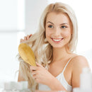 Natural Bristle Hair Brush Scalp Massage Wooden Handle Air Bag Soft Comb