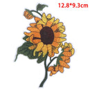 Sunflower Patch Still Life Painting Flower DIY Iron on Applique Sewing Suppl JR
