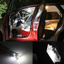 23pcs LED White Car Inside Light Kit Dome Trunk Mirror License Plate Lamp Bulb