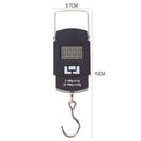 50kg Mini LCD Backlight Electronic Scale Hanging Hook Weighing Measure Steelyard