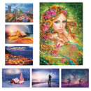 150 Paper Jigsaw Puzzles Flower Beauty Drawing for Unisex Patience Training