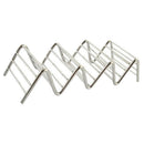 Taco Shell Holder Tortilla Stand Rack Stainless Metal Tray Holds 3~4 Tacos