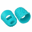 4pcs New Soft Silicone Guitar Thumb Finger Picks Protector Fingertips (Ligh W7P5