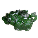1pc China Handmade Tea Pet Lucky Pi Xiu Rolling Tea Brave Ornaments Green