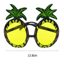 Hawaii Pineapple Pattern Glasses Plastic Fruit Spectacles for Party Decor