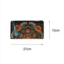 Embroidery Women Clutch Bag Ethnic Style Tassel Handbag Purse (Galsang)