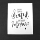 4pcs Funny Bathroom Quotes Sign Stickers Typography Unframed Wall Picture