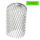 4pcs Aluminum Filter Gutter Guard Strainer 3 Inch Leaves Debris Stop Blockage