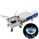 Portable Outdoor Camping Stove Folding Picnic Cooker Gas Burner Windproof Burner