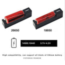 Black USB AC Charger For 18650 26650 3.7V-4.2V Rechargeable Li-Ion Battery JR