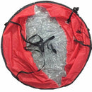 Light 42-Inch Kayak Collapsible Sails Canoe Drifting Rowing Sails Red