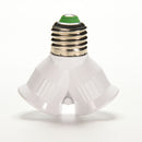 Screw E27 LED Base Light Lamp Bulb Socket 1 to 2 Splitter Adapter Converter TO