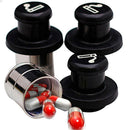 Portable secret stash car cigarette lighter shape medecine box hidden pill 3c