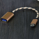 Braided Adapter For Android Transmission OTG Mobile Phone Accessories Data Cable