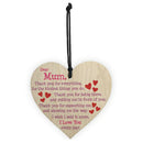 Heart Plaque Decoration Memory Mum  Memorial Bauble Gifts Crafts Party DecorJR