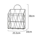 Magazine Holder Hanging Wall Mounted Newspaper Periodical Book Document Fil T6X4