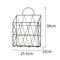 Magazine Holder Hanging Wall Mounted Newspaper Periodical Book Document Fil T6X4