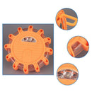LED Road Flares Emergency Disc Roadside Safety Light Flashing Road Beacon