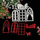 DIY Windows Shaped Cutting Die Carbon Steel Stencil Dies Cutting Q9G8 B1W6