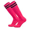 Child Sport Football Soccer Over Knee Baseball Hockey Long Sock (Rose Red) A