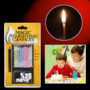10 pc Magic Relighting Candles Relight Birthday Party Fun Trick Cake for Kids_,