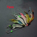 7pcs/Set Lifelike Luminous Shrimp Lures Bait New
