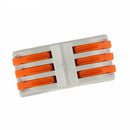 10pcs Mini Fast Wire Connectors Universal Compact Wiring Push-In Terminal Block